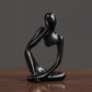 Abstract Thinker Figurine Sculpture
