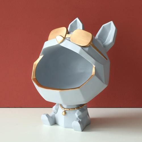 Cool Dog Figurine Storage Dish
