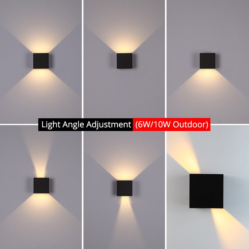 6W/10W LED Wall Light Outdoor Waterproof IP65