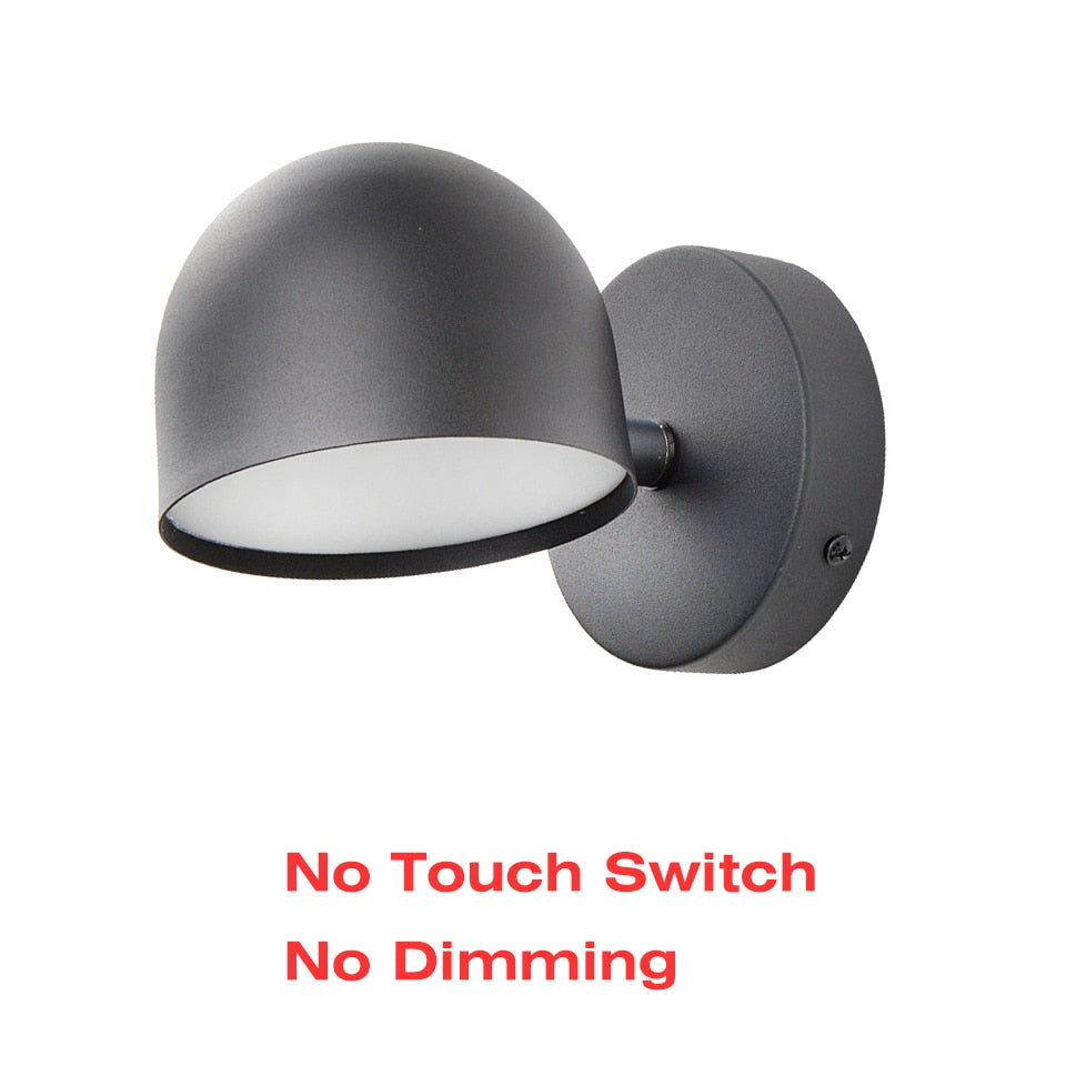 LED Indoor Wall lamp 350° Ratable Touch Dimming Switch