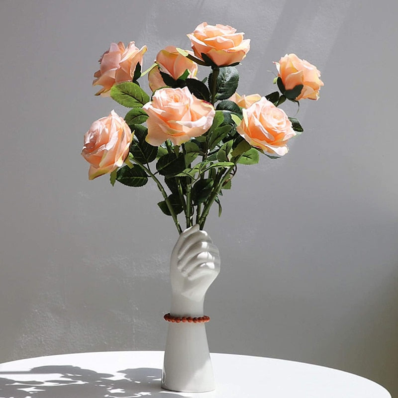 Nordic Style Ceramics Vase Modern Creative Hand