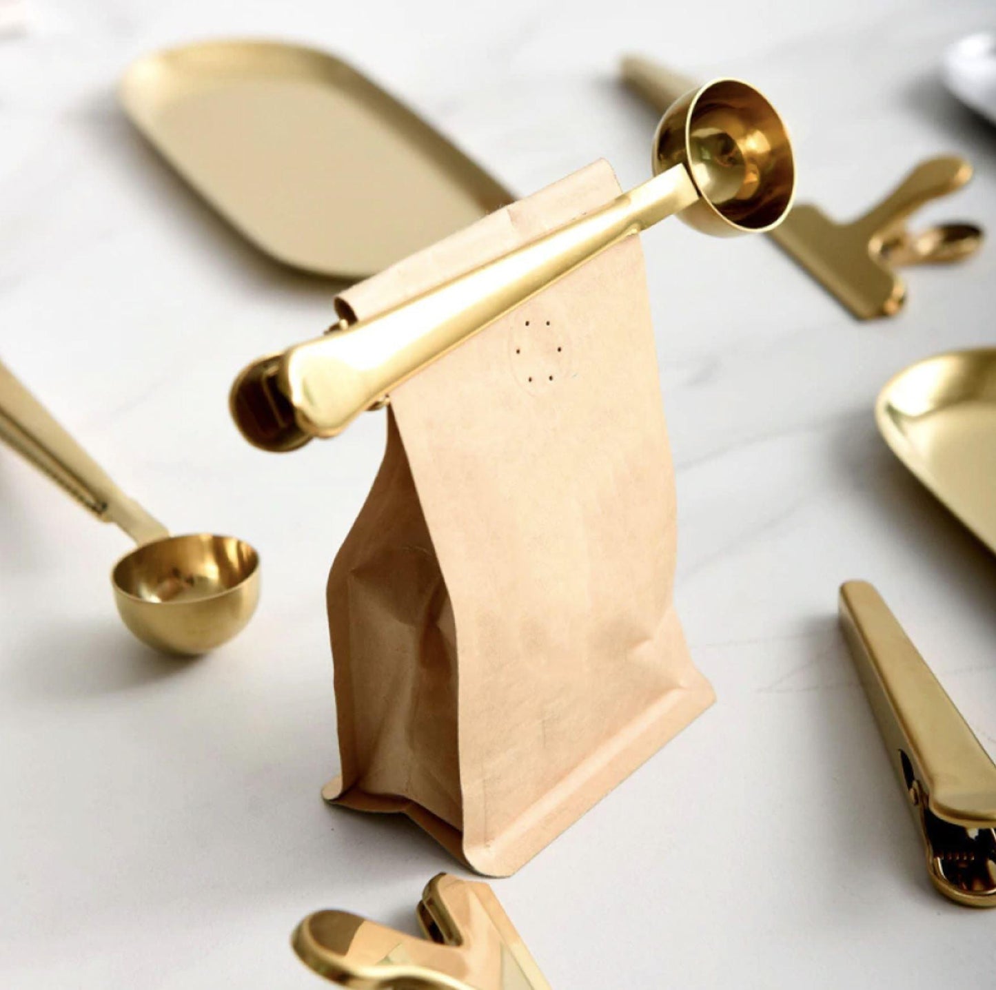Java Two-In-One Coffee Spoon Bag Clip