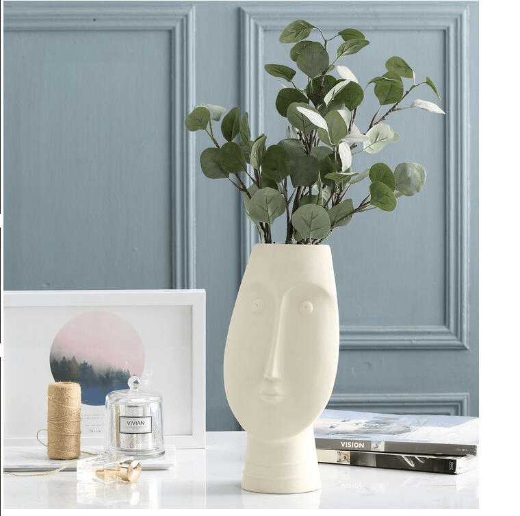 About Face Ceramic Vases